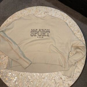 Abercrombie, Palm Springs cropped pullover.